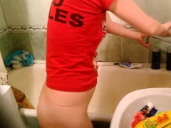 Douche, Alleen, Bekijker, Webcamera