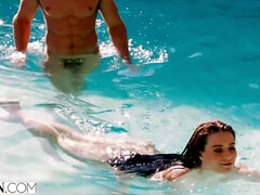 美女, デカパイ, 中出し, ハードコア, 馬乗り