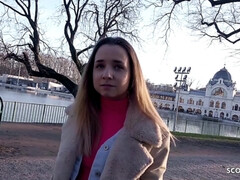 Blonde, Tir de sperme, Allemand, Hard, Argent, Petite femme, Chevaucher, Maigrichonne