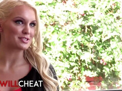 Gros seins, Blonde, Gorge profonde, En levrette, Doigter, Hard, Hd, Chatte