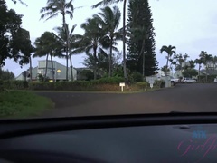 Strand, Zwart, Vriendin, Orgasme, Gezichtspunt, Roken, Spuiten, Tieten likken