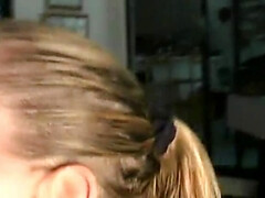 Amateur, Blonde, Couple, Éjaculation interne, Tir de sperme, Énorme, Avaler, Épouse