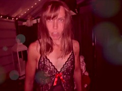 素人, イギリス人, 茶髪の, ハードコア, 下着, 熟年