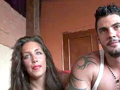 Enthousiasteling, Pijpbeurt, Bruinharig, Stel, Sperma shot, Europees, Realiteit, Spaans