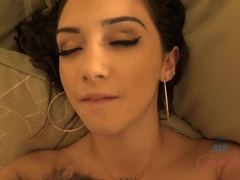 Leie, Arsch, Braunhaarige, Freundin, Zierlich, Muschi, Rasiert