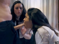 Schwarz, Braunhaarige, Schwanz, Hardcore, Latina, Schulmädchen, Jungendliche (18+), Titten