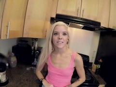 Blonde, Sucer une bite, Tir de sperme, Hd, Seins naturels, Adolescente, Nénés