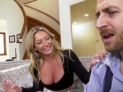 Tetas grandes, Rubia, Mamada, Acercamiento, Grupo, Hd, Interracial, Puta