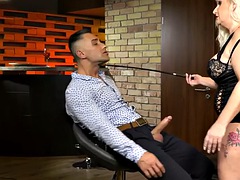 Busty milf in high heels fucked by BWC in missionary