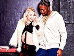 デカ尻, デカチン, デカパイ, ブロンド, フェラチオ, バック, 異人種間