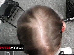 デカパイ, フェラチオ, エロ熟女, Hd, 淫乱熟女, ヌード, オフィス, 三人