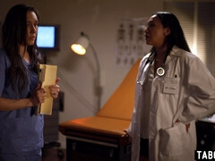 Arsch, Braunhaarige, Arzt, Latina, Lesbisch, Krankenschwester, Muschi, Taboo