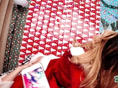 Blondine, Blasen, Braunhaarige, Lecken, Natürlichen titten, Party, Zierlich, Muschi