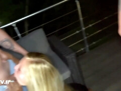 Grote kont, Grote mammen, Blond, Pijpbeurt, Sperma shot, Frans, Groep, Orgie