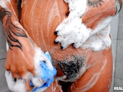 Badkamer, Diep in de keel, Hondjeshouding, Handbeurt, Hardcore, Realiteit, Geschoren, Douche