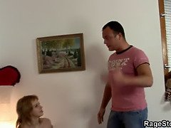 18 ans, Sucer une bite, Hd, Nylon, Chatte, Rasée, Maigrichonne, Adolescente