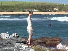Culo, Playa, Masturbacion con pies, Pajear, Perforación, Pov, Flaco, Juguetes