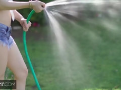 フェラチオ, 茶髪の, 服従, 手コキする, なめる, ポルノスター, ラフ, おもらし