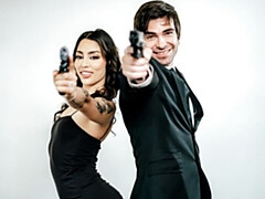 18 jahre, Arsch, Grosser schwanz, Blasen, Braunhaarige, Lingerie, Dürr, Titten