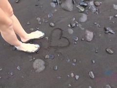 素人, 茶髪の, 彼女, オーガズム, 小柄, ハメ撮り, 公共, おもらし