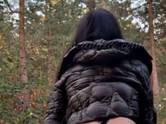 Masturbación, Al aire libre, Público, Transexual, Solo