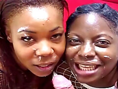 デカ尻, フェラチオ, 黒人, 顔射, フェティッシュ, Hd, 異人種間, 三人