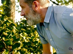 デカパイ, フェラチオ, 巨乳な, 手コキする, なめる, 自然山雀, 公共, オマンコ