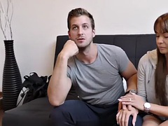 Enthousiasteling, Pijpbeurt, Man die toekijkt, Tsjechisch, Vriendin, Gezichtspunt, Realiteit, Tiener