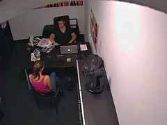 Supermodel Nikola Takes Dick In The Office