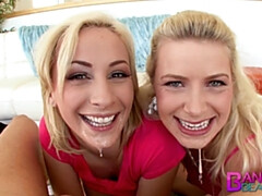 Verga grande, Rubia, Mamada, Corridas, Sexo duro, Hd, Chupando, Trio