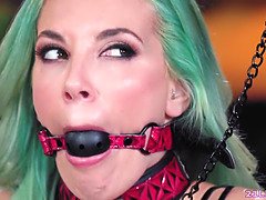 Amerikanisch, Sadomasochismus, Domination, Frau, Hd, Lesbisch, Sklave, Hintern versohlen