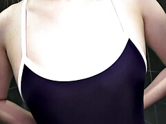 Asiático, Playa, Mamada, Corrida, Corridas, Mamá, Desnudo, Tetas