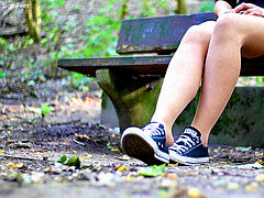 足, ナイロン, アウトドア, 穴開きパンティ, 公共, 靴, ストッキング