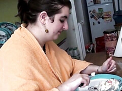 Enthousiasteling, Mooie dikke vrouwen, Grote kont, Grote lul, Grote mammen, Pijpbeurt, Bruinharig, Moeder die ik wil neuken