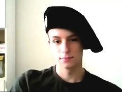 Amateur, Gay, Masturbación, Solo, Uniforme, Camara web