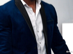 Américain, Gros cul, Grosse bite, Sucer une bite, Brunette brune, Hard, Interracial, Léchez