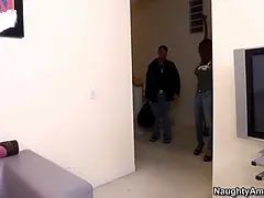 デカチン, デカパイ, フェラチオ, イく瞬間, 黒人, 顔射, Hd, 妻