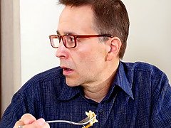 お尻, フェラチオ, 巨大, なめる, 母, ピアス, オマンコ, 義母