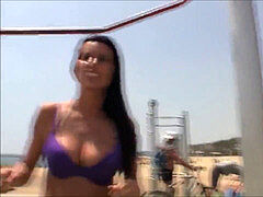Melissa Ria Public nakedness in a Spanish Beach