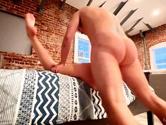 Luna Skye's steamy sex tape: Milf with huge tits and blonde hair gets a hard dick