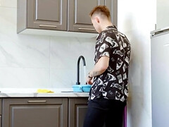 Gros seins, Sucer une bite, En levrette, Lécher le sphincter, Jarretelles, Suçant, Tatouage, Adolescente