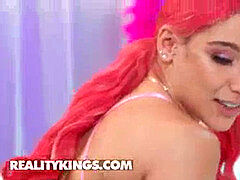 Anal, Mamada, Peludo, Pelirrojo, Medias largas