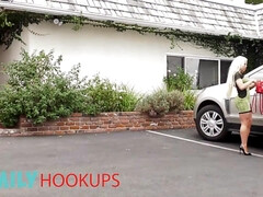 Family Hook Ups - Nikki Delano Is Furious That Her Stepson Doesn't Find A Job So She Rides His Cock - Big ass