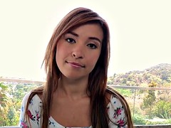 Very Cute and Petite Teen First Timer