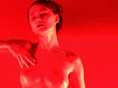 茶髪の, エロティック, 女, Hd, なめる, オナニー, ロシア人, 一人