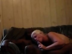 素人, ぽっちゃり, ブロンド, フェラチオ, バック, 異人種間