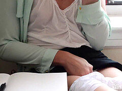 Lingerie, Masturbation, Chatte, Solo