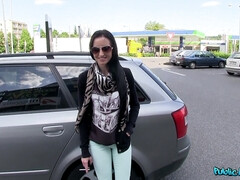 Amateur, Mamada, Corrida, Al aire libre, Pov, Público