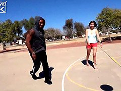 黒人, 大学生, チン, Hd, 異人種間, オマンコ, タトゥー, ティーン