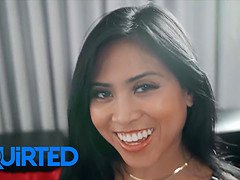 Gros cul, Grosse bite, Sucer une bite, Gorge profonde, Bâillonner, Hd, Petite femme, Jouets